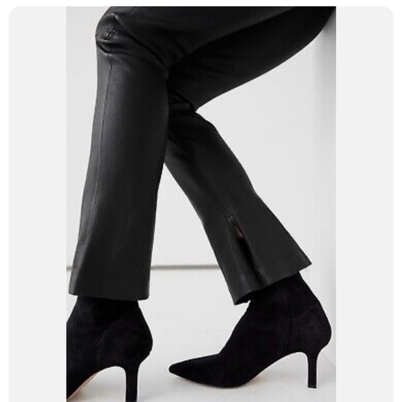 & Other Stories Fitted Leather Trousers with Slit - NWT - Picture 3 of 5